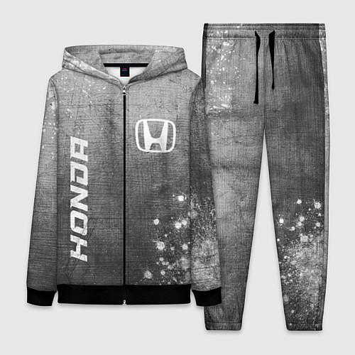 Женский костюм Honda - grey gradient вертикально / 3D-Черный – фото 1