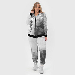 Женский 3D-костюм Lifan - white gradient по-вертикали, цвет: 3D-черный — фото 2