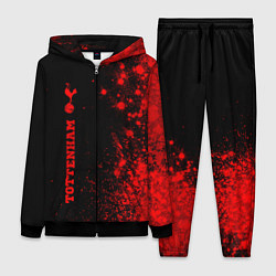 Женский 3D-костюм Tottenham - red gradient по-вертикали, цвет: 3D-черный