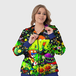 Женский 3D-костюм Dayz растения против зомби, цвет: 3D-синий — фото 2