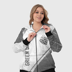 Женский 3D-костюм Green Day - white gradient вертикально, цвет: 3D-черный — фото 2