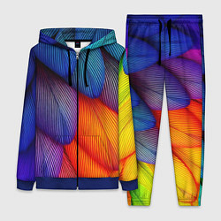 Женский костюм Радужные перья попугая