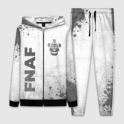Женский костюм FNAF - white gradient вертикально / 3D-Черный – фото 1