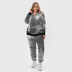Женский 3D-костюм Portal - grey gradient вертикально, цвет: 3D-черный — фото 2