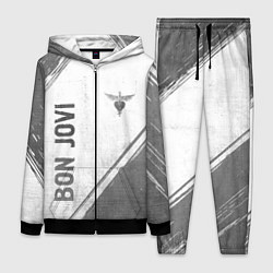 Женский костюм Bon Jovi - white gradient вертикально