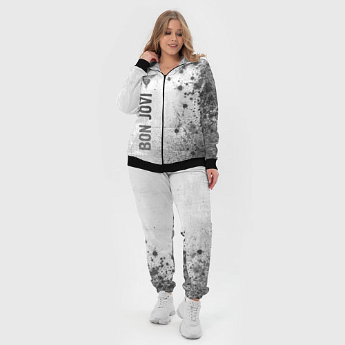 Женский костюм Bon Jovi - white gradient по-вертикали / 3D-Черный – фото 4