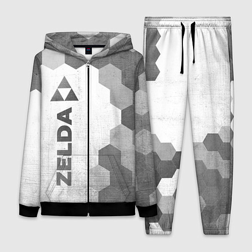 Женский костюм Zelda - white gradient по-вертикали / 3D-Черный – фото 1