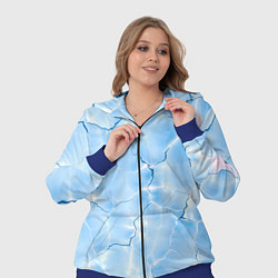 Женский 3D-костюм Прозрачная голубая вода, цвет: 3D-синий — фото 2