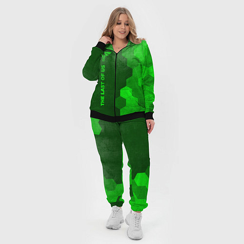 Женский костюм The Last Of Us - green gradient по-вертикали / 3D-Черный – фото 4