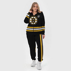 Женский 3D-костюм Бостон Брюинз хоккей, цвет: 3D-черный — фото 2