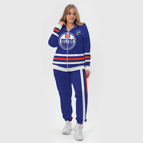 Женский костюм Эдмонтон Ойлерз хоккей / 3D-Белый – фото 4