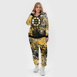 Женский 3D-костюм Boston Bruins NHL black, цвет: 3D-черный — фото 2