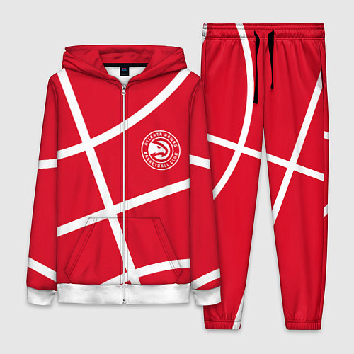 Женский костюм Atlanta Hawks NBA team / 3D-Белый – фото 1