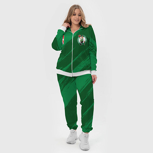 Женский костюм Boston Celtics NBA basketball / 3D-Белый – фото 4
