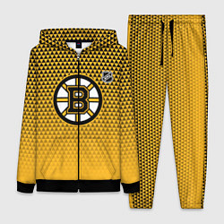 Женский костюм Бостон Брюинз - паттерн треугольников