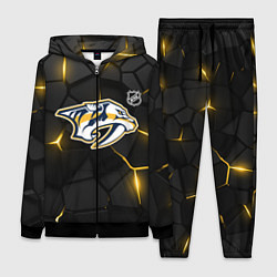 Женский 3D-костюм Нэшвилл Предаторз - НХЛ хоккей, цвет: 3D-черный