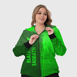 Женский 3D-костюм Black Sabbath - green gradient по-вертикали, цвет: 3D-черный — фото 2