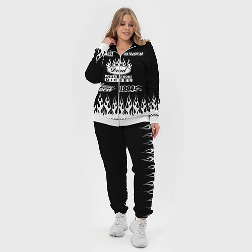 Женский костюм Dead black - Bones / 3D-Белый – фото 4