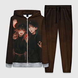 Женский 3D-костюм Ху Тао и Сяо пейринг, цвет: 3D-меланж