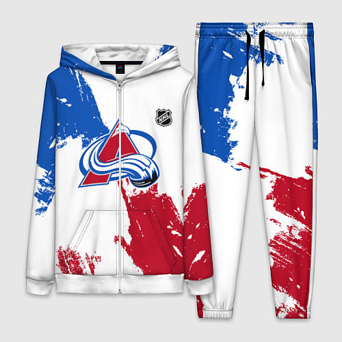 Женский костюм Колорадо Эвеланш - брызги красок / 3D-Белый – фото 1