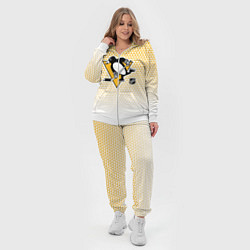 Женский 3D-костюм Питтсбург Пингвинз - желтый и белый, цвет: 3D-белый — фото 2
