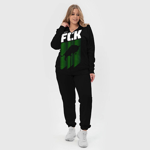 Женский костюм FC Krasnodar / 3D-Черный – фото 4