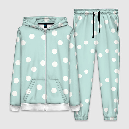 Женский костюм Снежная морская пена / 3D-Белый – фото 1