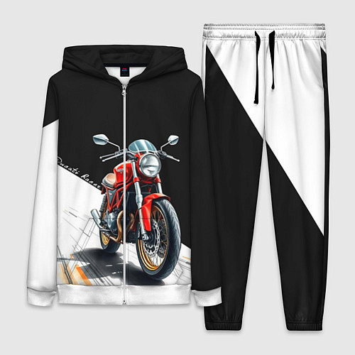 Женский костюм Ducati Racer / 3D-Белый – фото 1