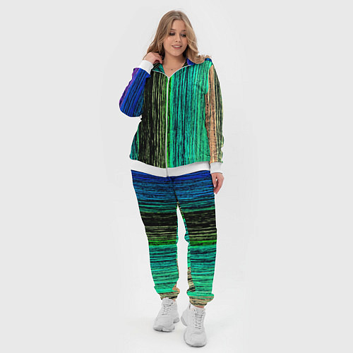 Женский костюм Цветовая палитра / 3D-Белый – фото 4