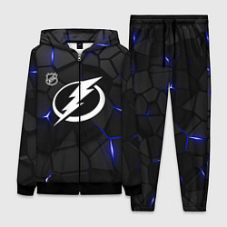 Женский 3D-костюм Тампа Бэй Лайтнинг - плиты, цвет: 3D-черный