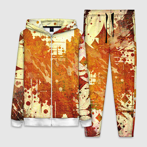 Женский костюм Абстракция - sunspot / 3D-Белый – фото 1