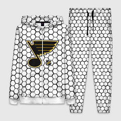 Женский костюм Сент Луис Блюз - белые соты