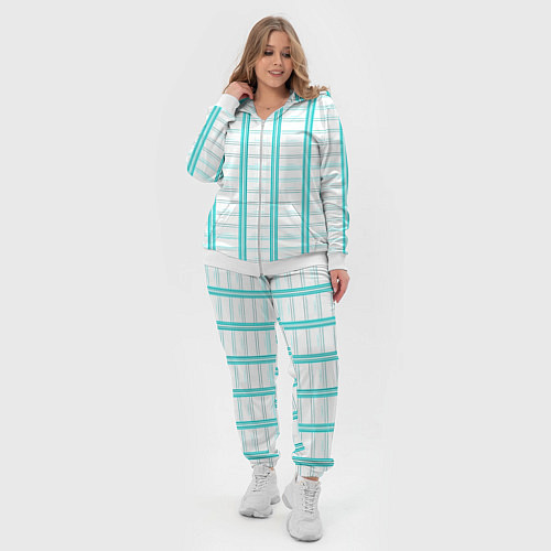 Женский костюм Color white cage / 3D-Белый – фото 4