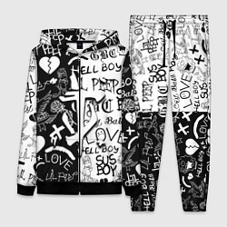 Женский костюм Doom x liil peep pattern black