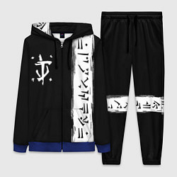 Женский 3D-костюм Doom символы марса, цвет: 3D-синий