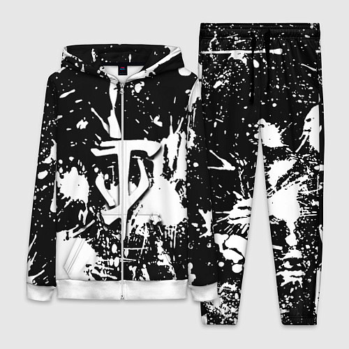 Женский костюм Doom белые краски / 3D-Белый – фото 1