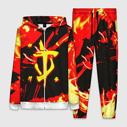 Женский костюм Doom огненный