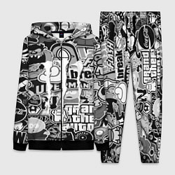 Женский 3D-костюм Monster energy trend black, цвет: 3D-черный