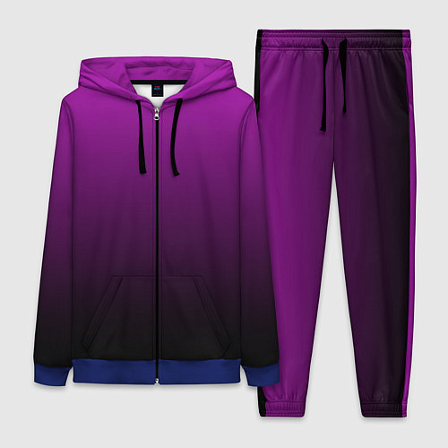 Женский костюм Purple gradient / 3D-Синий – фото 1