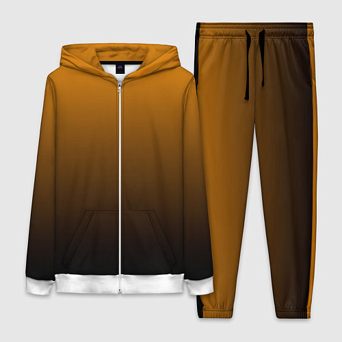 Женский костюм Orange gradient / 3D-Белый – фото 1