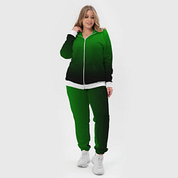 Женский 3D-костюм Green gradient, цвет: 3D-белый — фото 2