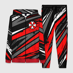 Женский 3D-костюм Umbrella - red lines, цвет: 3D-красный