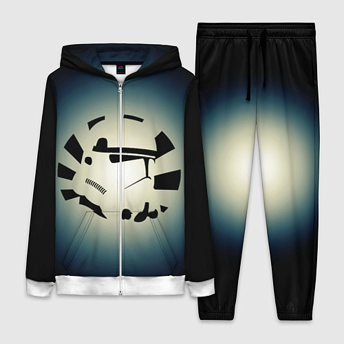 Женский костюм Имперский штурмовик - градиент / 3D-Белый – фото 1