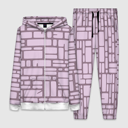 Женский костюм Кирпичная кладка / 3D-Белый – фото 1