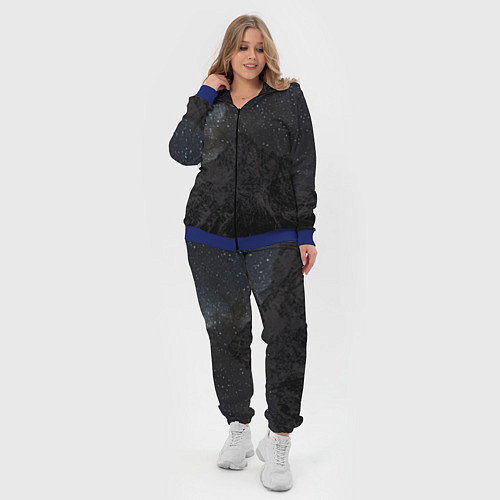 Женский костюм Тихтенген звёздны / 3D-Синий – фото 4