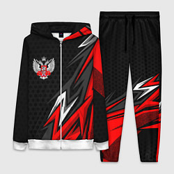 Женский 3D-костюм Федерация бокса - Россия, цвет: 3D-белый