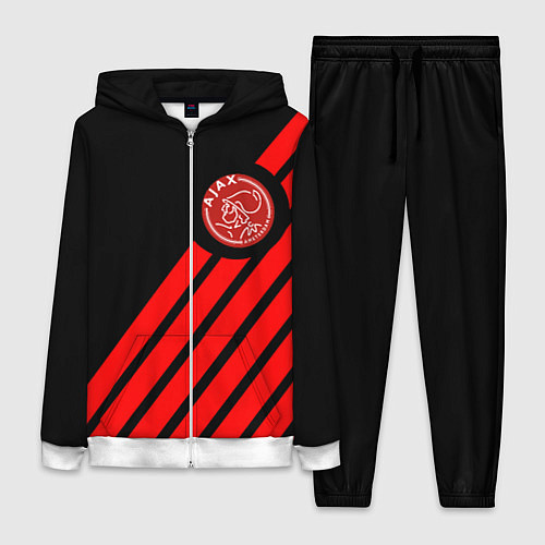 Женский костюм Ajax геометрия / 3D-Белый – фото 1