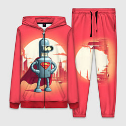 Женский костюм Робот-сгибальщик Бендер супермен - коллаба