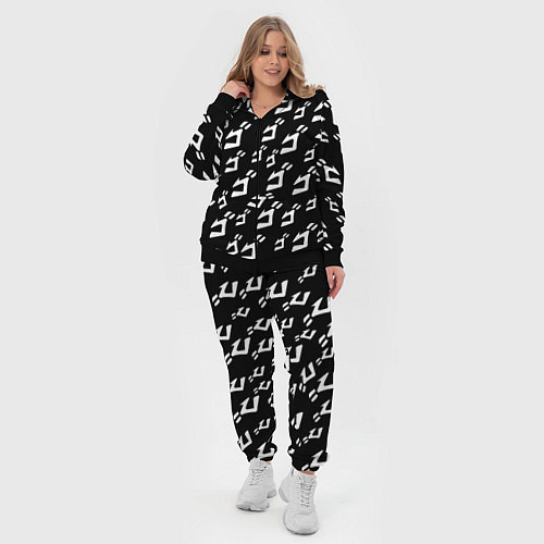Женский костюм JoJo pattern / 3D-Черный – фото 4
