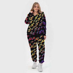 Женский 3D-костюм JoJo bizarre adventure - glitch, цвет: 3D-черный — фото 2